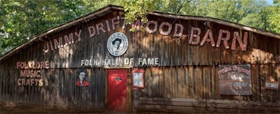 The Jimmy Driftwood Barn, Folklore Hall of Fame, in Mountain View, Arkansas